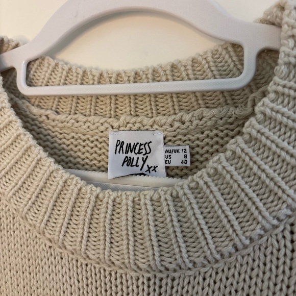 NWOT Princess Polly Harmony Balloon Sleeve Knit Mini Dress - Picture 4 of 5